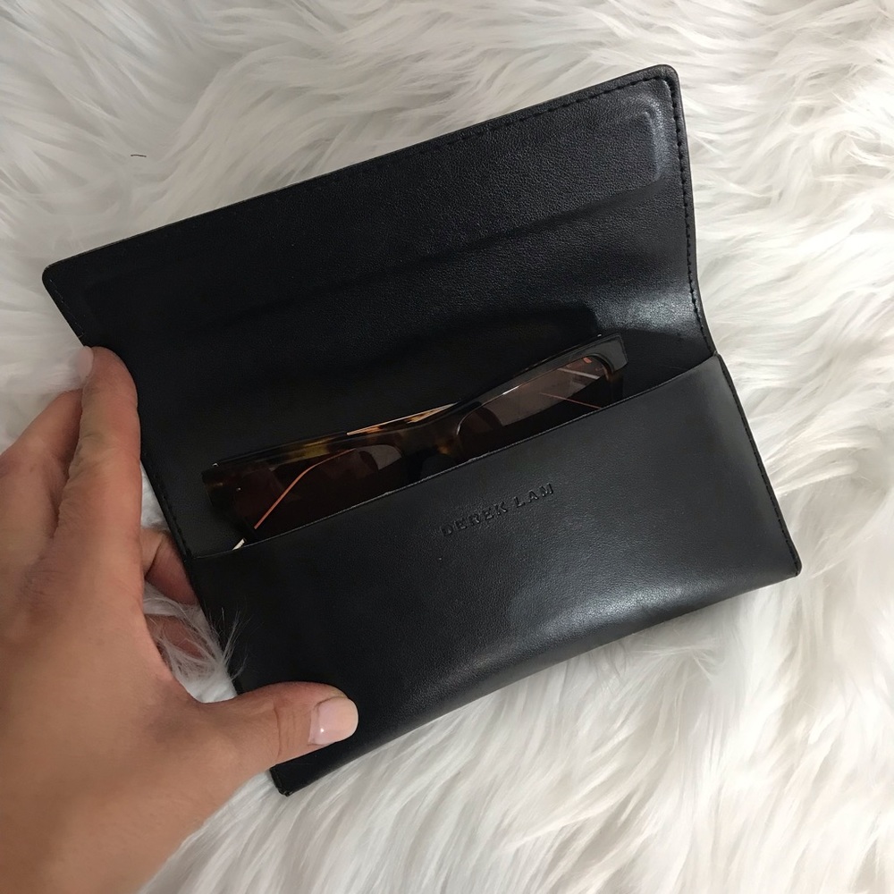 Derek Lam Natalie Cloud Tortoise Retro Sunglasses - Picture 10 of 16